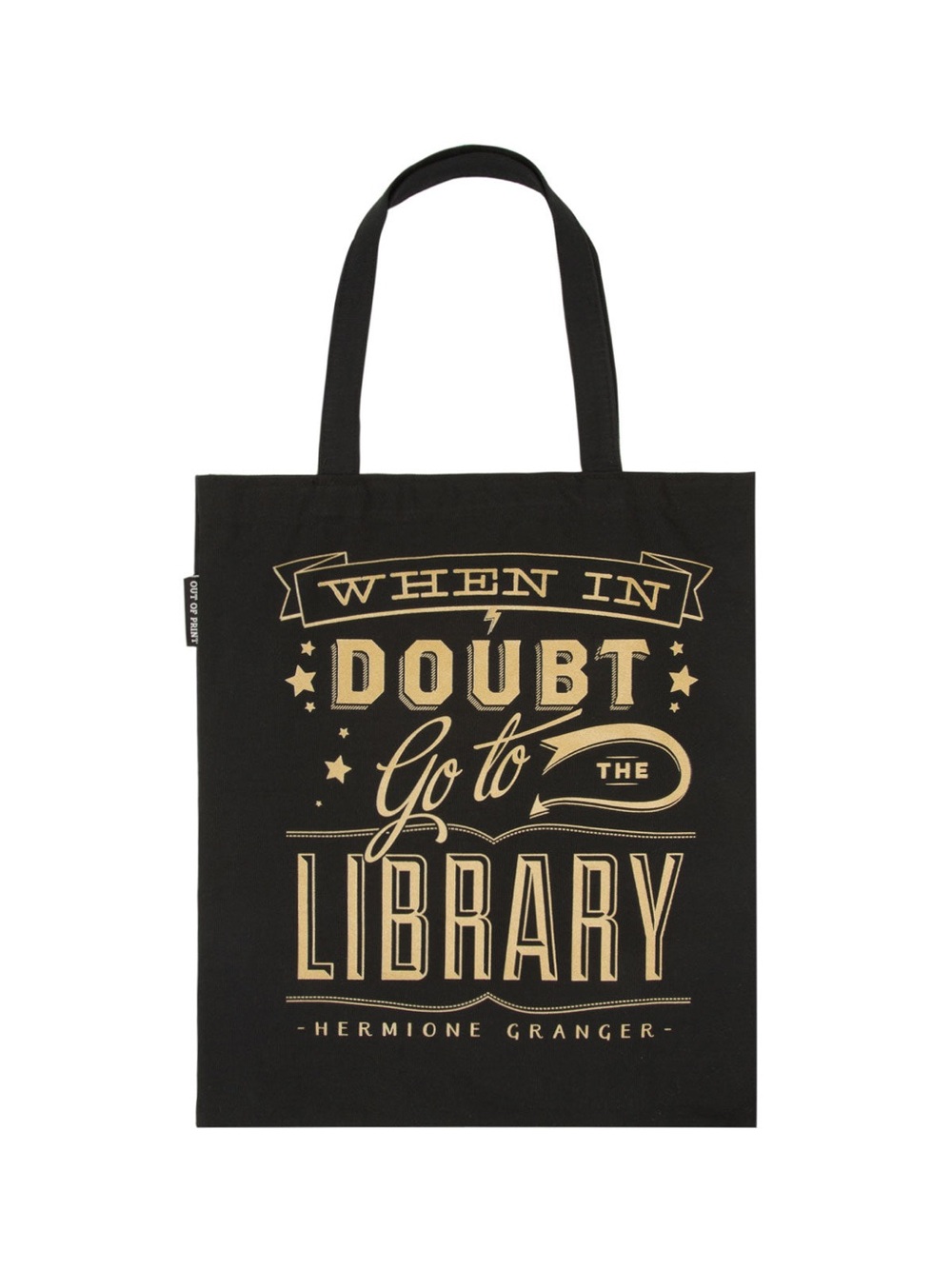 When in Doubt Go to the Library Tote NWT